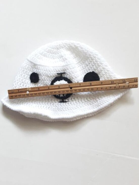 Crochet Trafalgar Law Bucket Hat, Handmade Anime Heart Pirates Jolly Roger main image 6